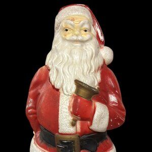 Vintage 1969 Empire Plastic Blow Mold 19" Santa Claus with Light